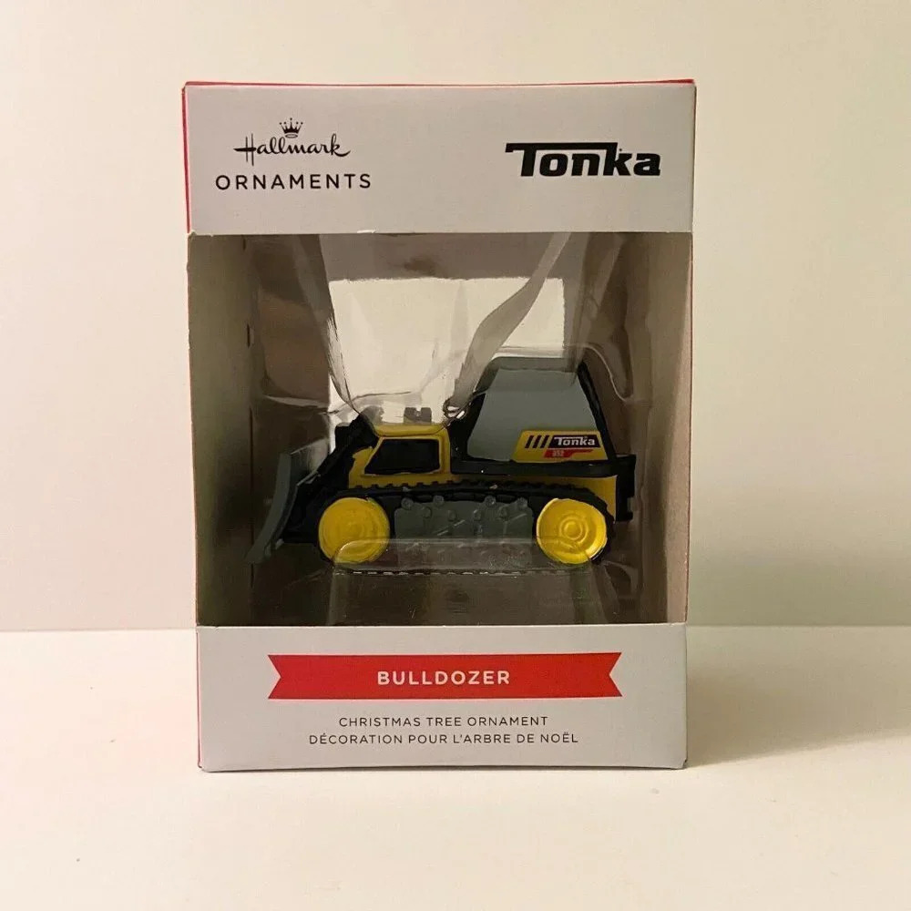 Hallmark Christmas Ornament Tonka Bulldozer Hasbro New